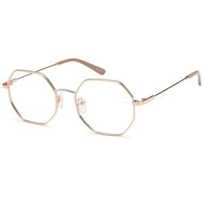 CAPRI DC 197 CLEAR ROSE GOLD EYEGLASSES SUNGLASSES FRAMES 51-19